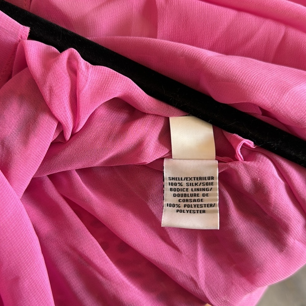 Diane von Furstenberg Pink Floral Silk Dress - Picture 8 of 10